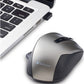 Verbatim Silent Ergonomic Wireless Blue LED Mouse - Graphite - 70242