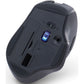 Verbatim Silent Ergonomic Wireless Blue LED Mouse - Graphite - 70242