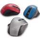 Verbatim Silent Ergonomic Wireless Blue LED Mouse - Dark Teal - 70244