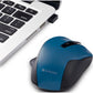 Verbatim Silent Ergonomic Wireless Blue LED Mouse - Dark Teal - 70244