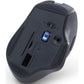 Verbatim Silent Ergonomic Wireless Blue LED Mouse - Dark Teal - 70244