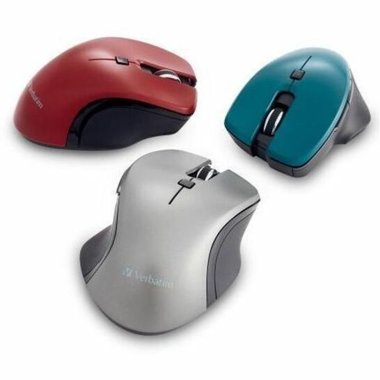 Verbatim USB-C&trade; Wireless Blue LED Mouse - Red - 70246