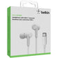 Belkin SoundForm Wired Earbuds with USB-C Connector - G3H0002BTWHT