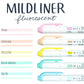 Zebra Pen Mildliner Double Ended Highlighter Assorted Fluorescent 5Pk - 78105