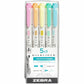 Zebra Pen Mildliner Double Ended Highlighter Assorted Fluorescent 5Pk