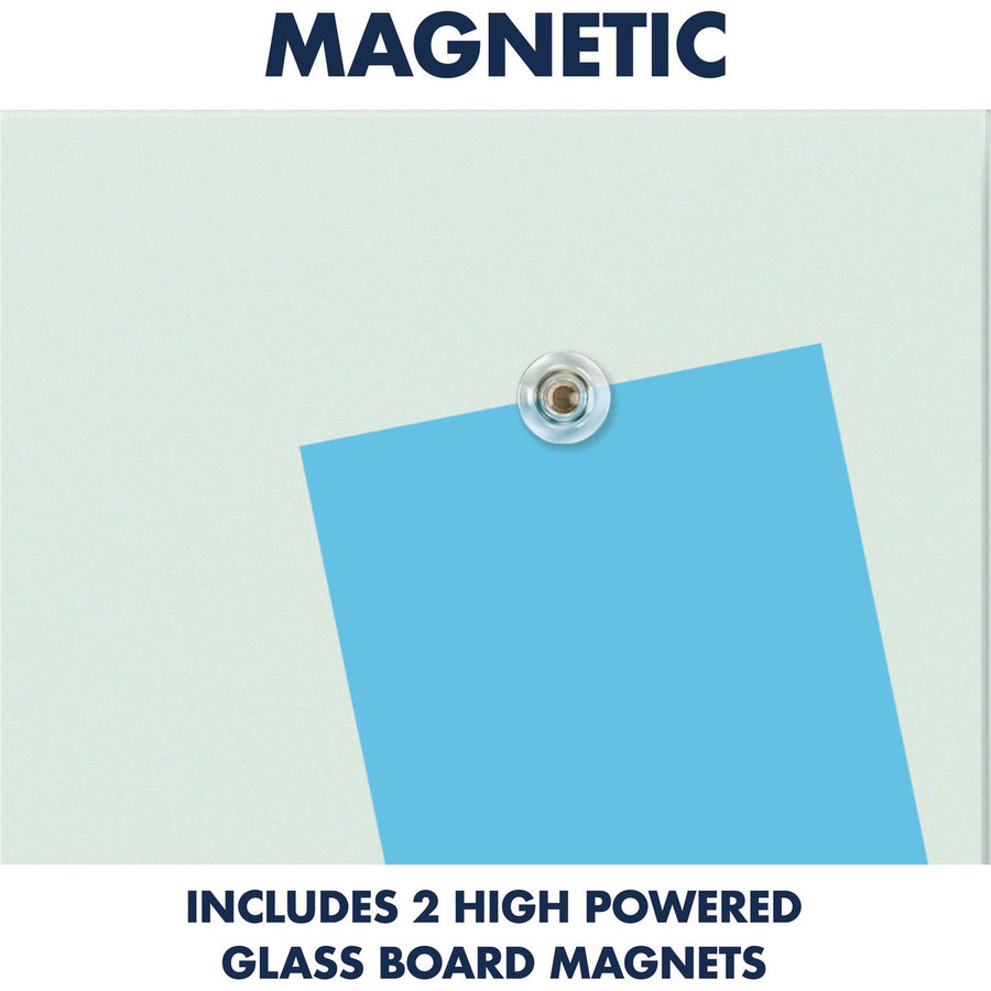 Quartet Evoque Magnetic Glass Dry Erase Board - 3413829980