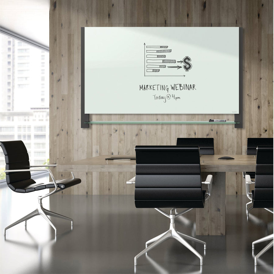 Quartet Evoque Magnetic Glass Dry Erase Board - 3413829980