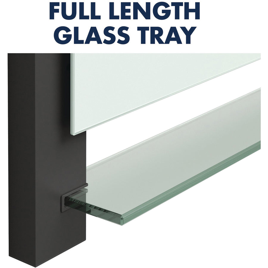 Quartet Evoque Magnetic Glass Dry Erase Board - 3413829980