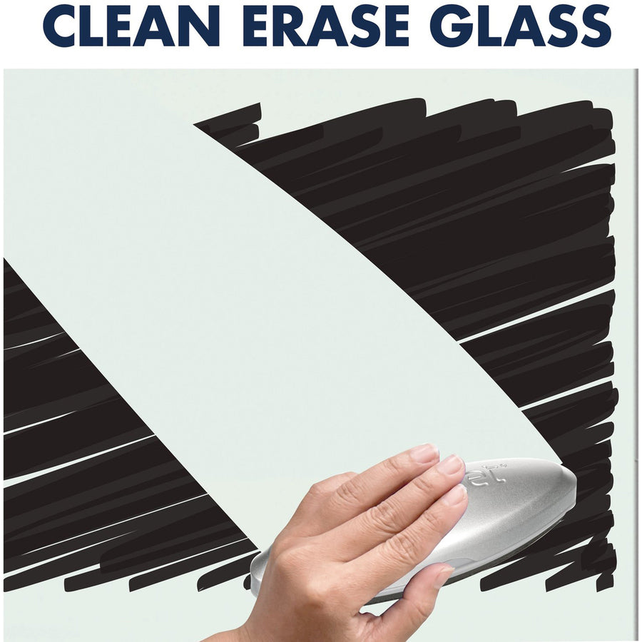 Quartet Evoque Magnetic Glass Dry Erase Board - 3413829982