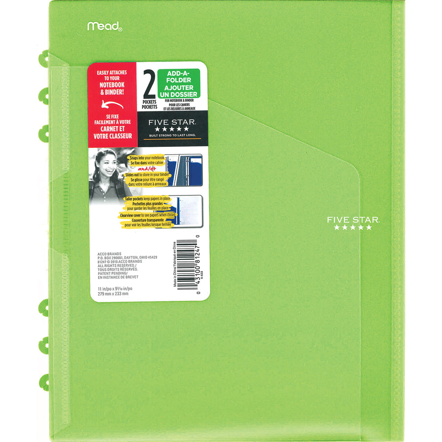 Five Star Notebook Add-A-Folder - 81247