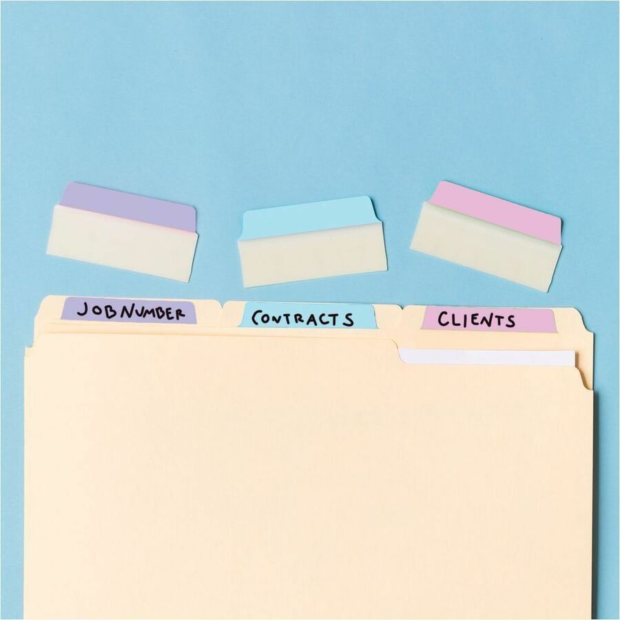 Avery UltraTabs™ Filing Tabs Repositionable, Two-Side Writable Margin Tabs 3" x 1-1/2" - 74777