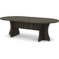 Heartwood Grey Dusk Laminate Racetrack Table Base - INVPSE96GD