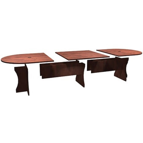 Heartwood Evening Zen Racetrack Table Panel Base - INVPSE96EZ