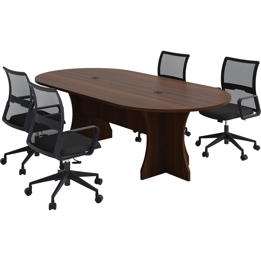 Heartwood Evening Zen Laminate Racetrack Tabletop - INVRTE96EZ