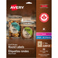 Kraft Brown Round Labels 3" Diameter, Permanent Adhesive, for Laser and Inkjet Printers