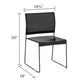 Safco Currant Mesh Back Guest Stack Chairs - 4/CT - 4271BM