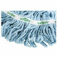 Globe Syn-Pro Synthetic Narrow Band Wet Blue Looped End Mop - 24 Oz / Blue - 3092