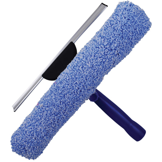 Globe Double Sided Window Squeegee + Washing Sleeve Combo