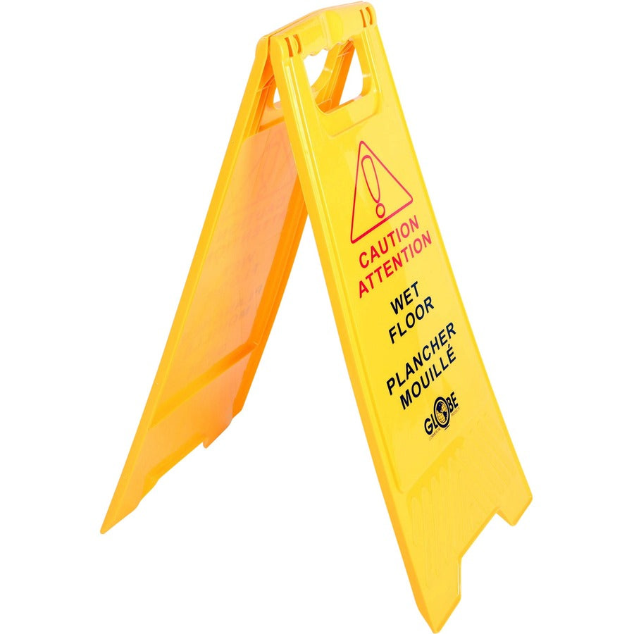 Globe Wet Floor Sign English/French - 7112