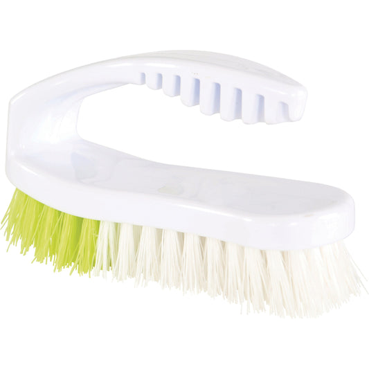 Globe 6" Synthetic Iron-Handle Scrub Brush