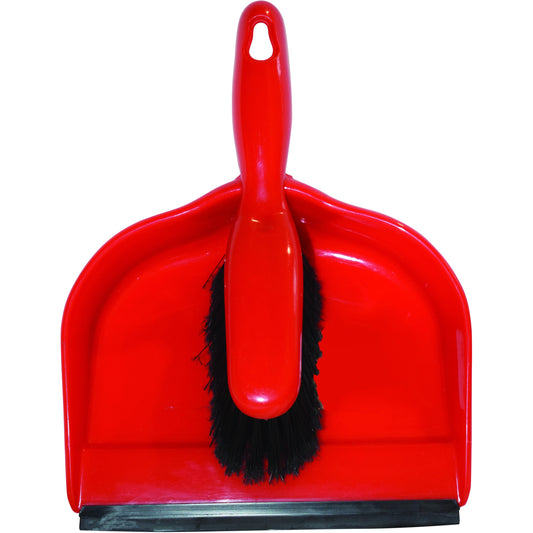 Globe Clip-On Dust Pan And Brush Set