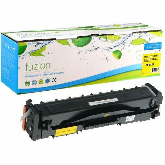 fuzion - Alternative for HP CF512A (204A) Compatible Toner - Yellow