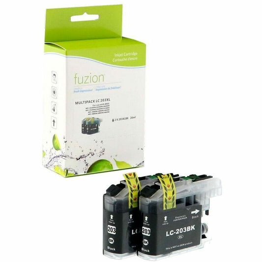 fuzion - Alternative for Brother LC2032PKS Compatible H.Y Inkjets - 2/Black