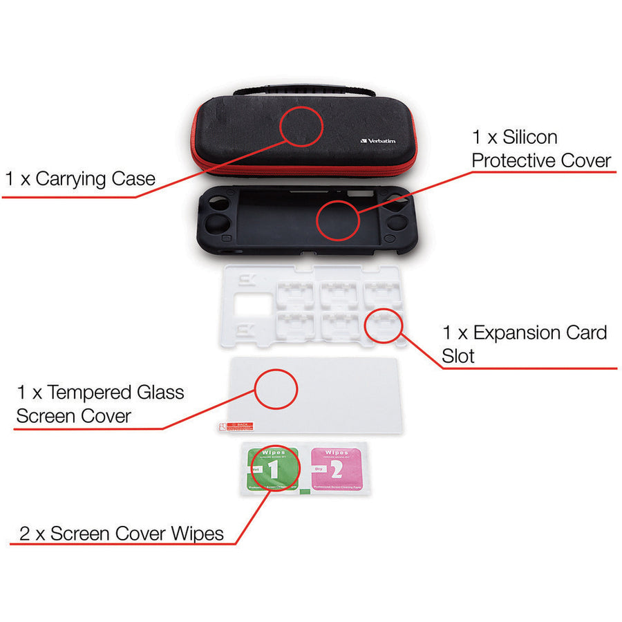 Verbatim Starter Kit for use with Nintendo Switch&trade; Lite - 70701