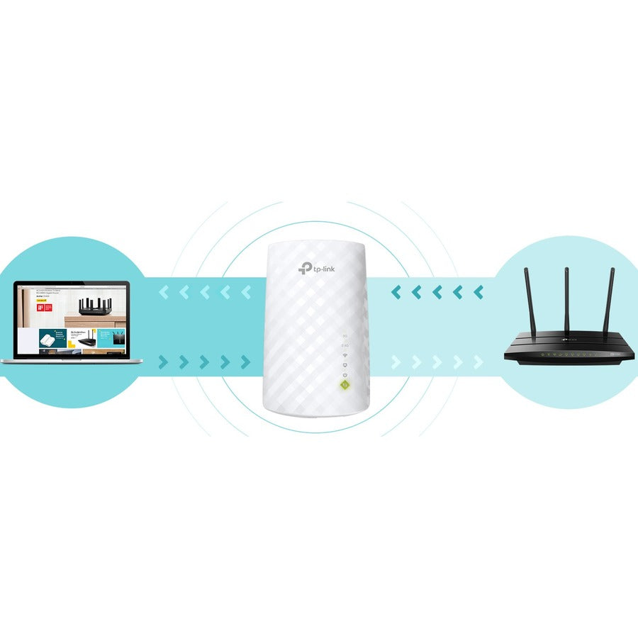 TP-Link RE220 Dual Band IEEE 802.11ac 750 Mbit/s Wireless Range Extender - RE220
