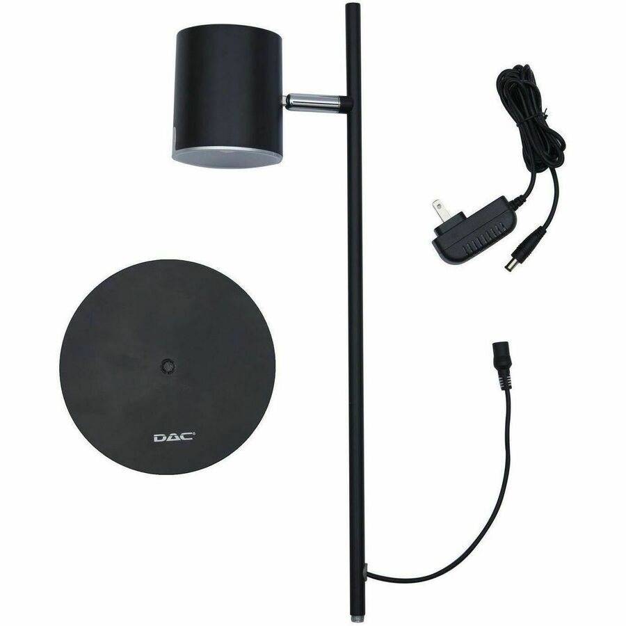 DAC&reg; MP-321 Metal LED Desk Lamp with 340 &deg; Rotating Head, Black - 02341