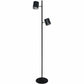 DAC&reg; MP-322 Metal LED Floor Lamp with Two 340 &deg; Rotating Heads-Black