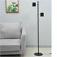 DAC&reg; MP-322 Metal LED Floor Lamp with Two 340 &deg; Rotating Heads-Black - 02342