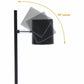 DAC&reg; MP-322 Metal LED Floor Lamp with Two 340 &deg; Rotating Heads-Black - 02342