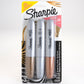 Sharpie Metallic Ink Chisel Tip Permanent Markers - 2089609