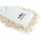Globe Cotton Tie-On Dust Mop Head - 36"L X 5"W / White - 3552