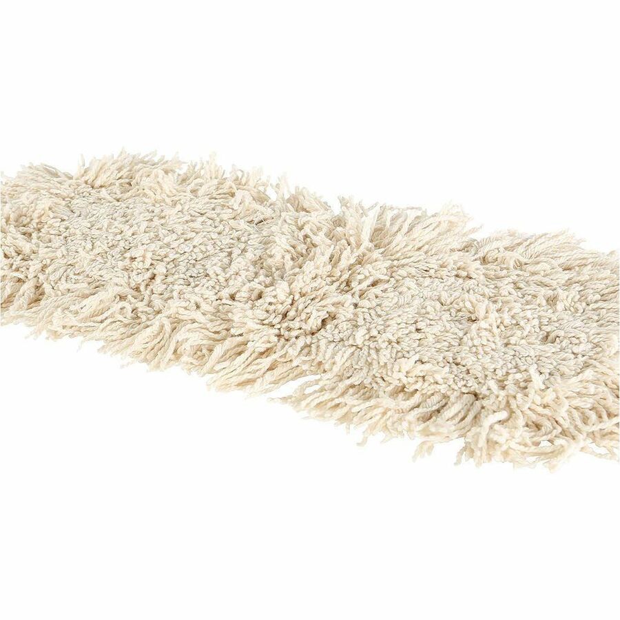Globe Cotton Tie-On Dust Mop Head - 36"L X 5"W / White - 3552