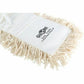 Globe Cotton Tie-On Dust Mop Head - 36"L X 5"W / White - 3552