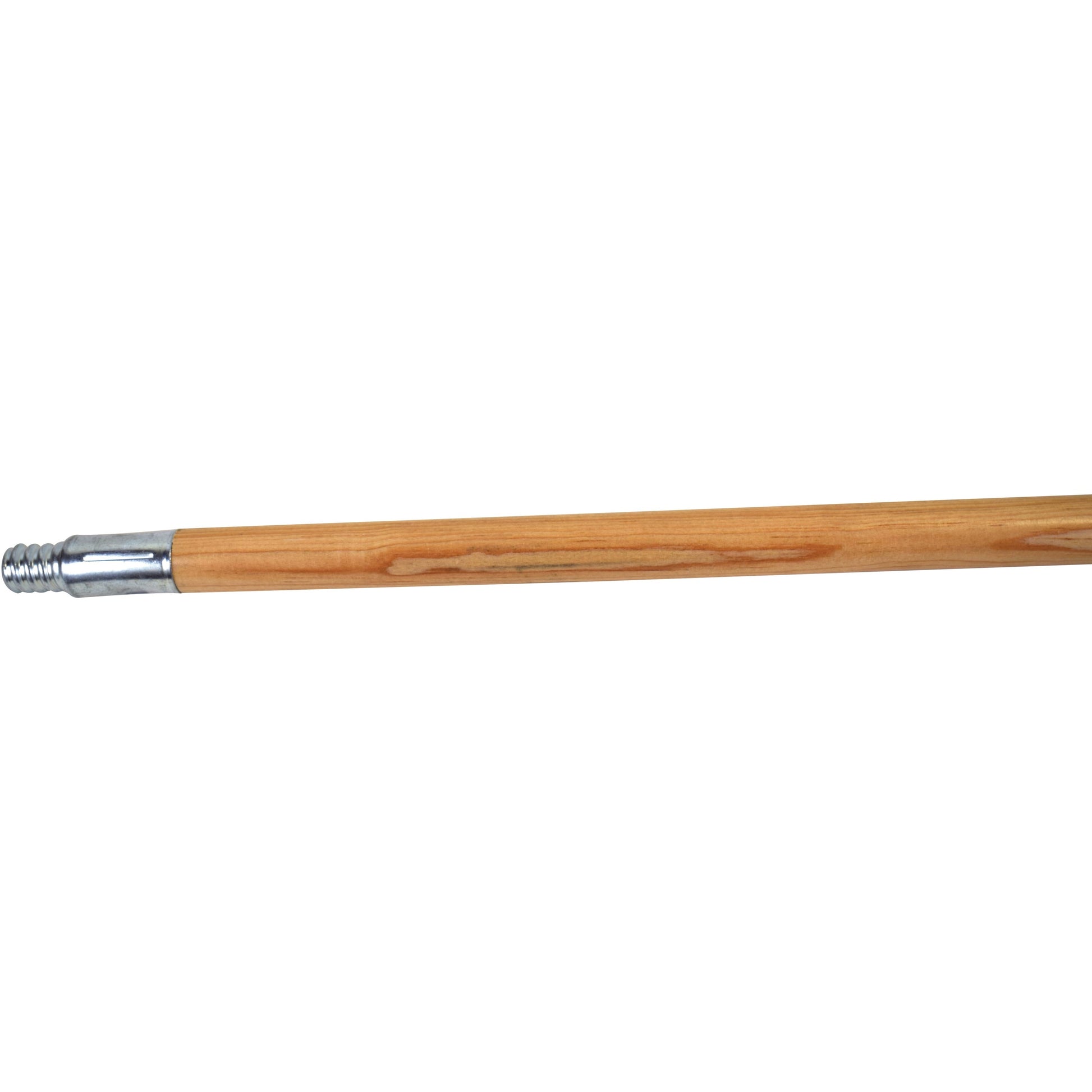 Globe 15/16" x 54" Threaded Metal-Tip Lacq Wood Handle