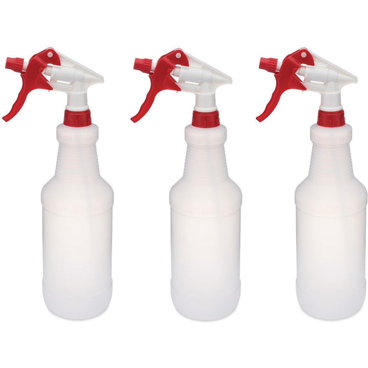 Globe Sprayer Set 3 Pack Red - 24oz Bottle with Graduations