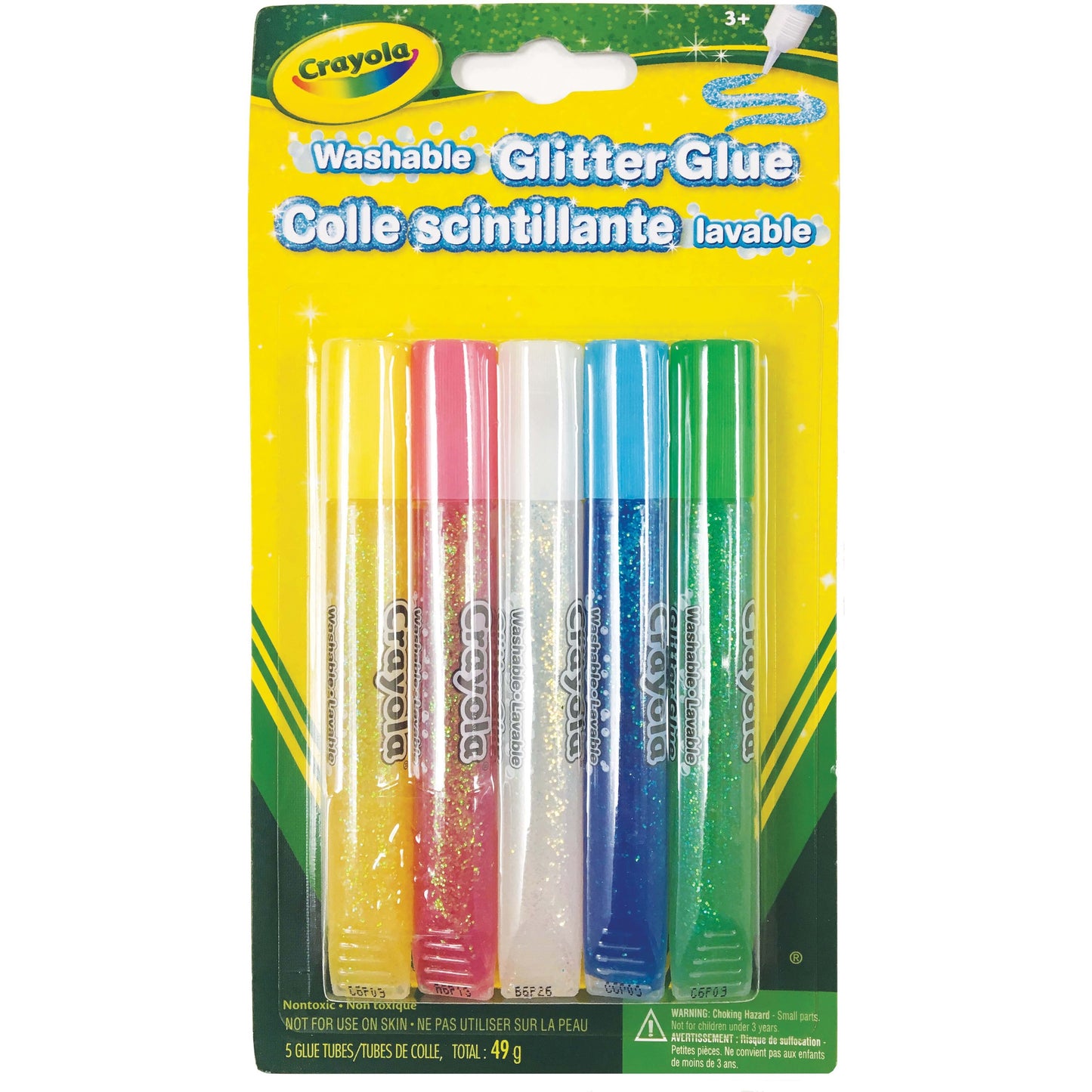 Crayola 5 Washable Glitter Glue