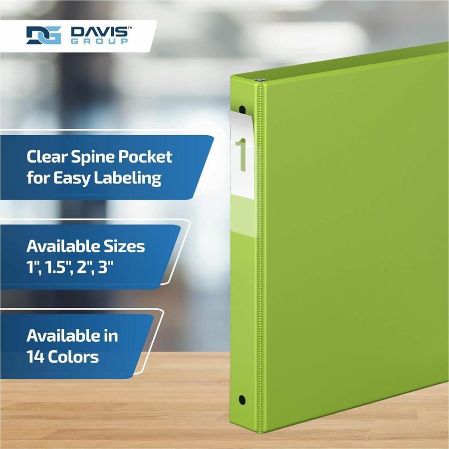 Davis Group&reg; Essential Premium Economy Round Ring Binder - 2311-24