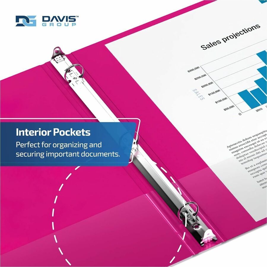 Davis Group&reg; Essential Premium Economy Round Ring Binder - 2311-43
