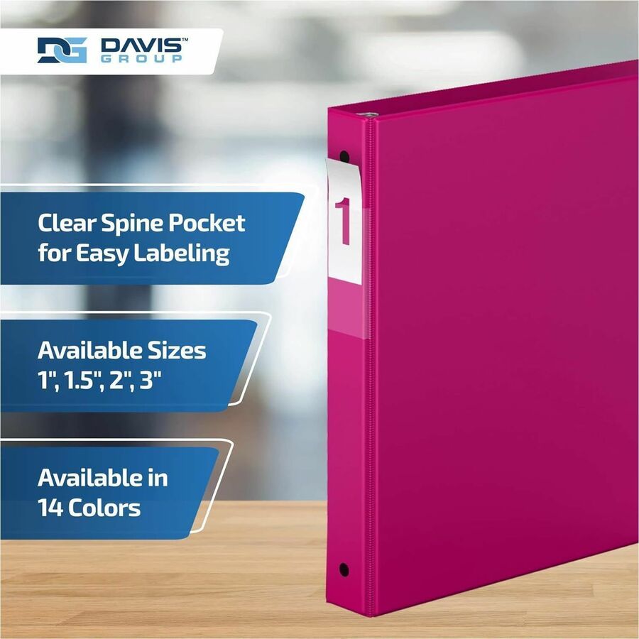 Davis Group&reg; Essential Premium Economy Round Ring Binder - 2311-43