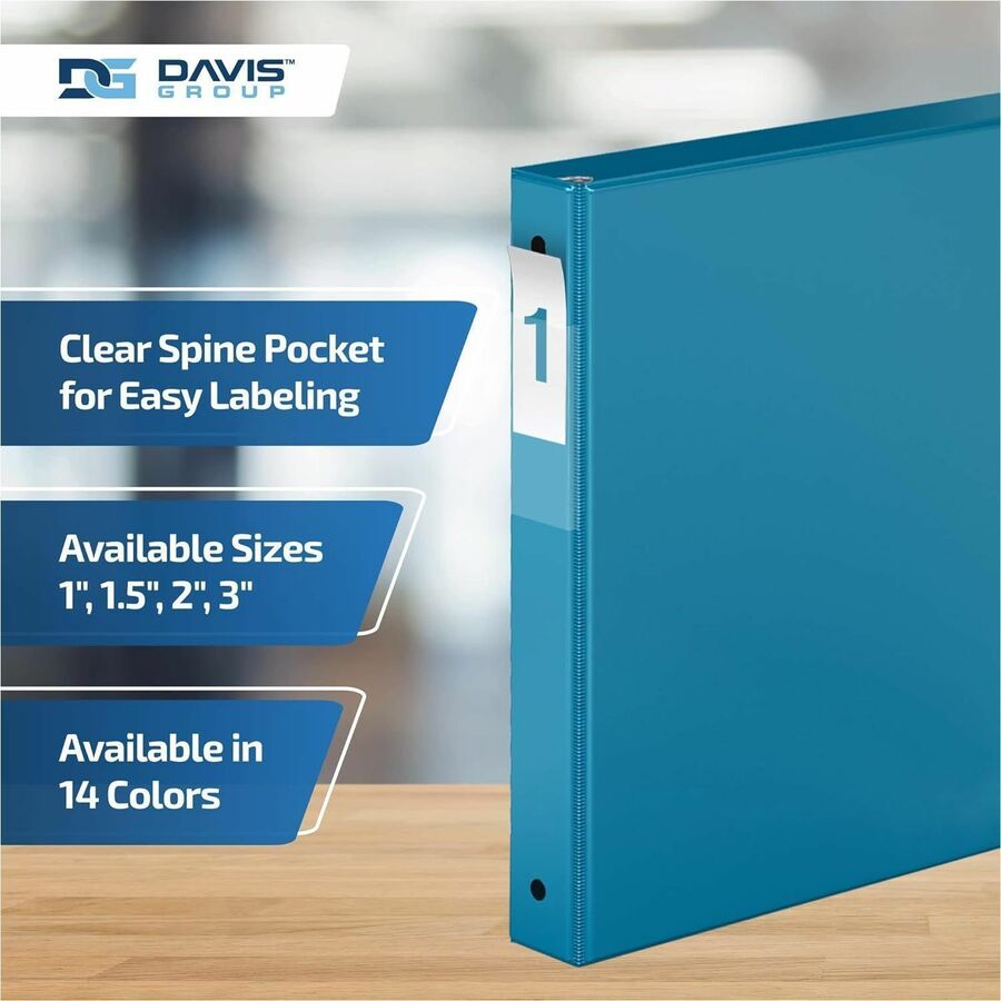 Davis Group&reg; Essential Premium Economy Round Ring Binder - 2311-52