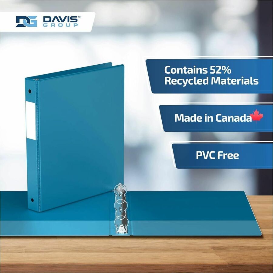 Davis Group&reg; Essential Premium Economy Round Ring Binder - 2311-52