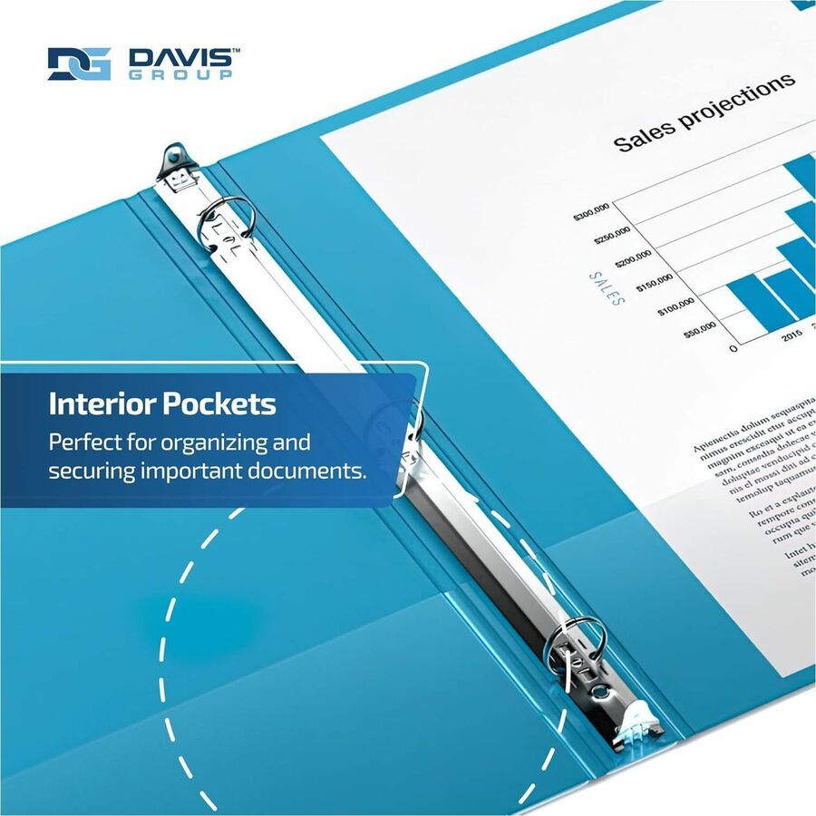 Davis Group&reg; Essential Premium Economy Round Ring Binder - 2311-52