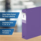 Davis Group Premium Economy, Round Ring, Binder, (Purple, 2") - 2313-69