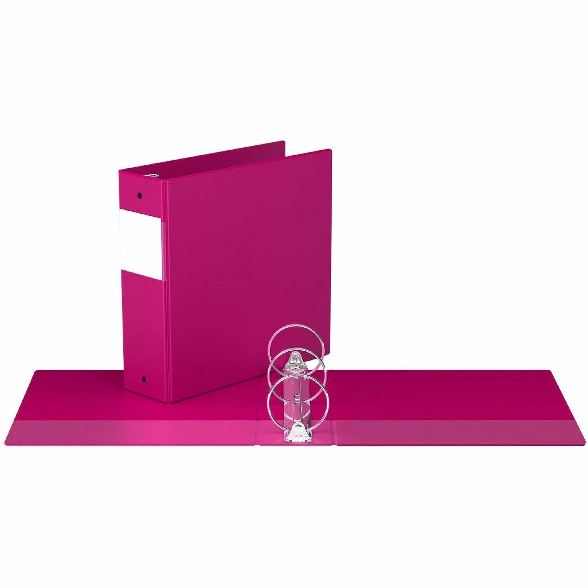 Davis Group Premium Economy, Round Ring, Binder, (Pink, 3")