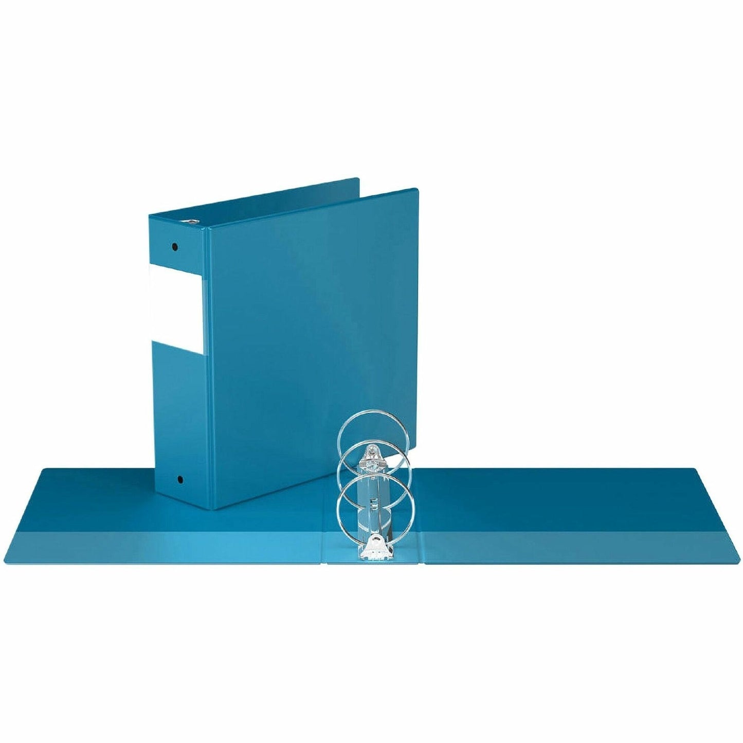 Davis Group Premium Economy, Round Ring, Binder, (Turquoisee Blue, 3")