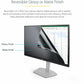 StarTech.com Monitor Privacy Screen for 24" Display - Widescreen Computer Monitor Security Filter - Blue Light Reducing Screen Protector - PRIVSCNMON24